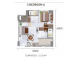 Jual Apartemen Prajawangsa City Jakarta Timur - 3 BR 51,35m2 Unfurnished