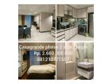 Jual Cepat Apartemen Casa Grande / Casagrande Residence Phase 2 ? 76 m2 FF Rp 2.5 M /phase 2 88 m2, 2BR UF Rp 3M & 159 sqm 3+1BR UF 5.6 M nego