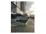 Dijual Apartment Breeze Di Bintaro Plaza Residences | Disc 15% All Type | Free AC | Angsuran 3jtn | DP 25jtn | Siap Huni