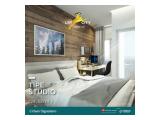 Luas 24.5m dengan layout yang bagus dan free furnished