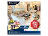 Jual Apartemen Sky House Bsd+,Samping Aeon Promo 3Bedroom Cicilan 88x,Hand Over Tahun Ini,Semi Furnish,Free PPN 50%