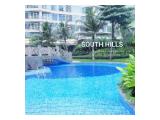 Jual/Sewa apt South Hills, comfortable, furnished/semifurnished, 1/2/3BR by inhouse marketing, BEST PRICE.