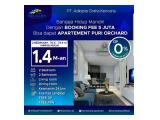 DIJUAL APARTEMEN PURI ORCHARD cara mudah punya Apartemen bayar 5 Juta Tampa biaya Tambahan Langsung Huni (Dp 0% dan subsidi biaya akad)