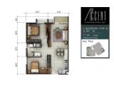 dijual 2 bedroom the accent bintaro