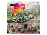 jual apartemen sky house bsd sebelah aeon mall bsd city, promo cicilan developer 100x , kpa dp 5% , 3 bedroom start 1,4M free Semi Furnish 