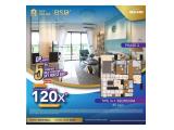 jual apartemen sky house bsd sebelah aeon mall bsd city, promo cicilan developer 100x , kpa dp 5% , 3 bedroom start 1,4M free Semi Furnish 