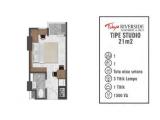 DIJUAL TERMURAH SAAT INI APARTEMEN TOKYO RIVERSIDE TYPE STUDIO (21m2) VIEW LAUT , 2BR (36m2 dan 40m2)