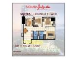 Apartemen Menara Jakarta Tower Equinox 3 br 76m Brand New Dijual Murah