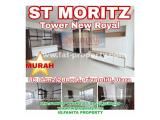MURAH DI BAWAH 2M! Dijual Apartemen ST. Moritz di Jalan Puri Indah Jakarta Barat - 2 BR Semi Furnished