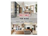 Jual Termurah 1 Park Avenue At Gandaria  2br (137sqm), 2+1Br (146,5sqm), 3BR (177sqm), 5+1BR (323,5sqm) By Inhouse Direct Owner - Yani Lim 08174969303